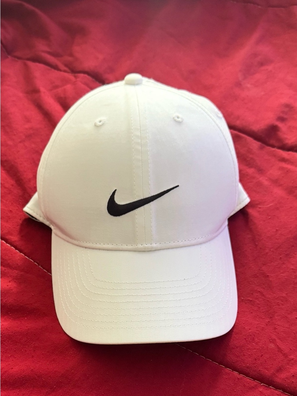 Nike White Swoosh Dr-fit Baseball Cap